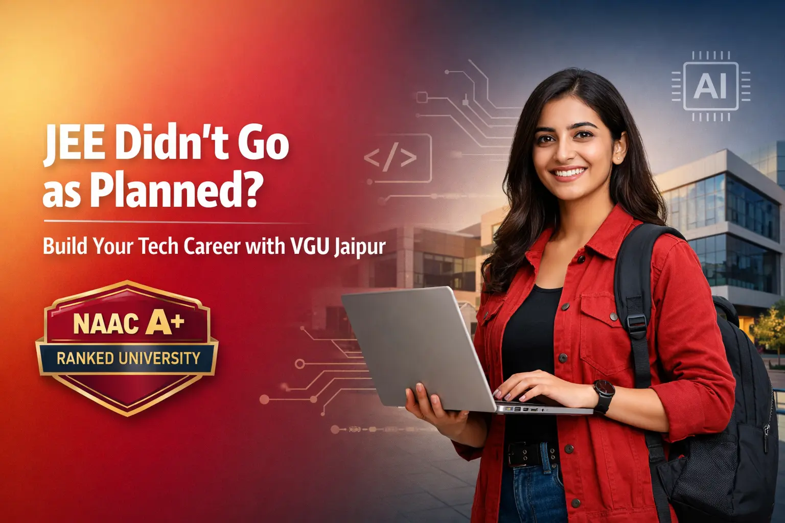 No JEE? Build Your Tech Career with the Best University in Jaipur - VGU
